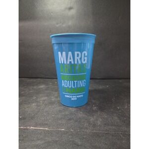 Chili's Bar Restaurant Margarita‎ Cocktail Cup "Marg Madness" 16oz Blue Green